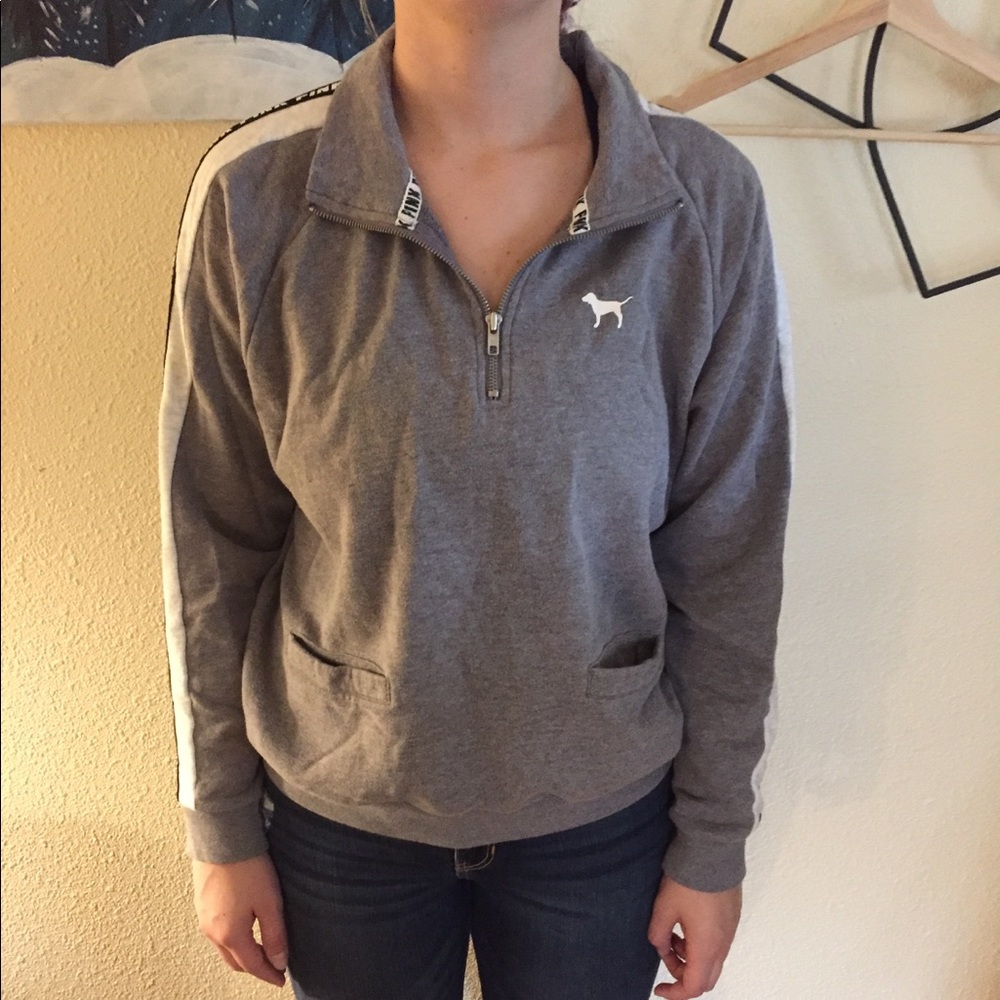 Vs PINK 1/4 zip